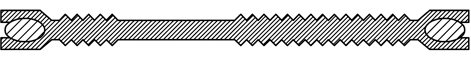Шпонки для технологических швов «плита-стена» в сочетании с бентонитовым шнуром